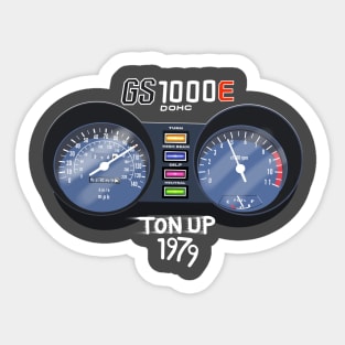 The legendary GS 1000 E Motorcyle Ton Up Sticker